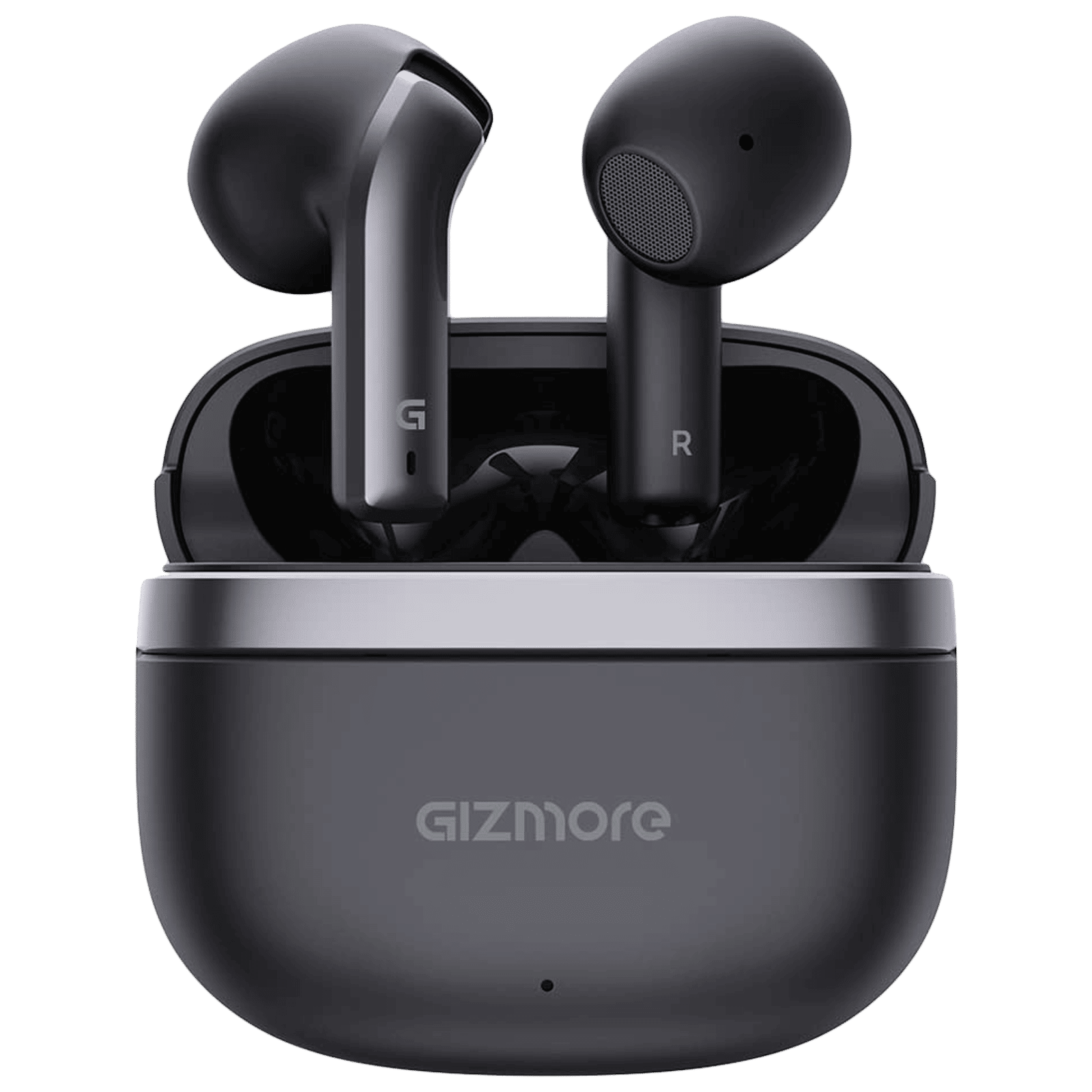 GIZmore 809 Pro TWS Earbuds with Environmental Noise Cancellation (IPX5 Water Resistant, Single Touch Voice Control, Black)_1