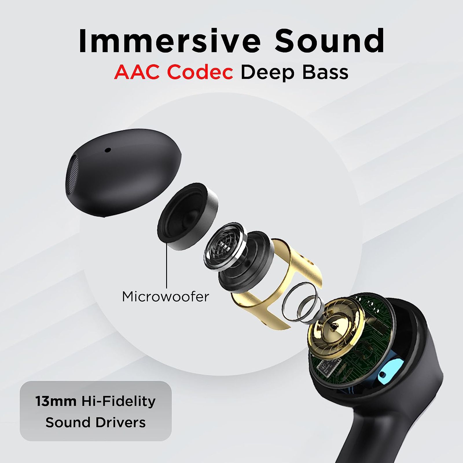 GIZmore 809 Pro TWS Earbuds with Environmental Noise Cancellation (IPX5 Water Resistant, Single Touch Voice Control, Black)_5