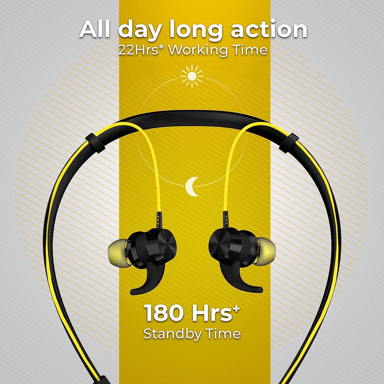 Foxin FoxBeat 131 FOXNBD0007 Neckband (Magnetic Functions, Blazing Yellow) Foxin FoxBeat 131 FOXNBD0007 Neckband (Magnetic Functions, Blazing Yellow)_11