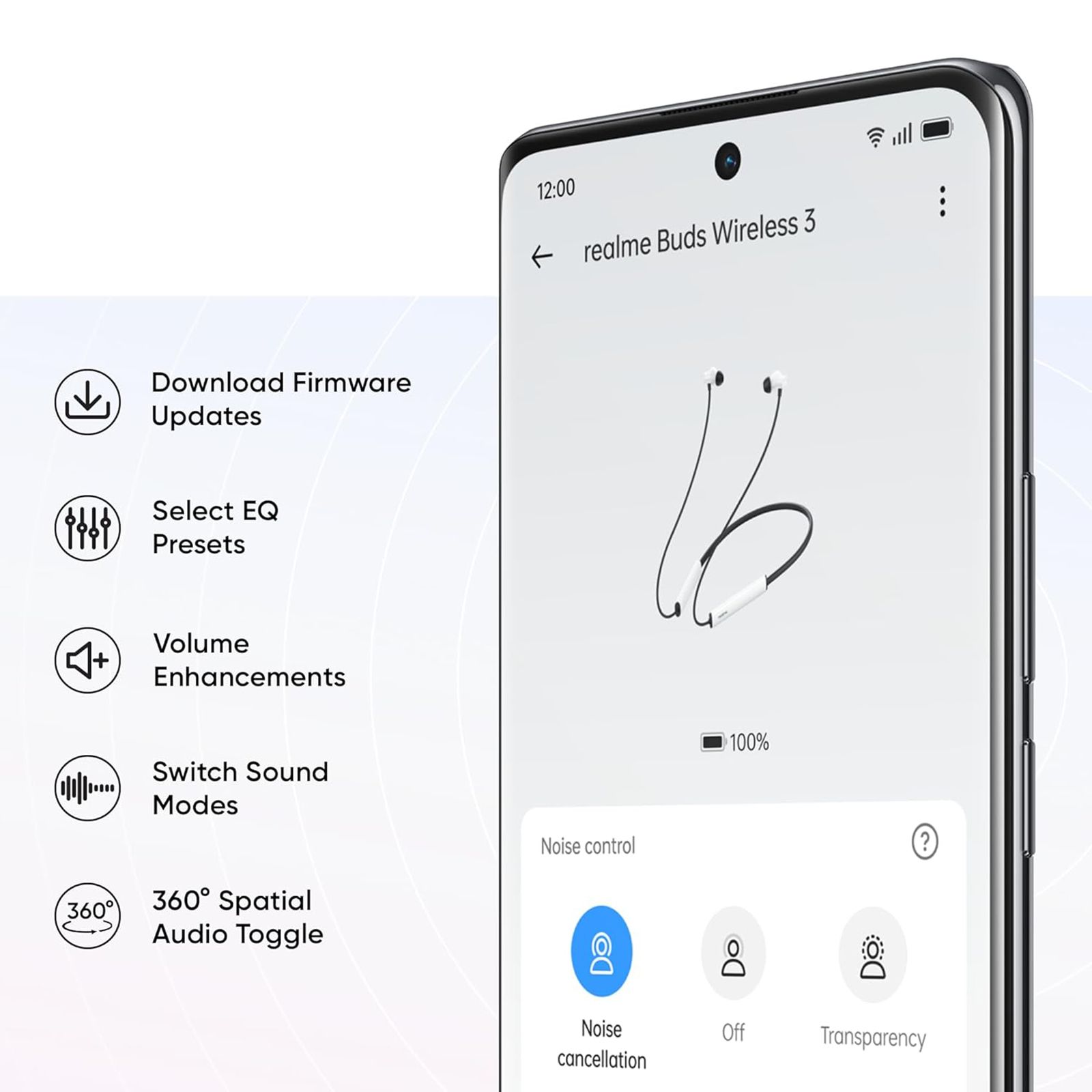 realme Buds Wireless 3 RMA 2119 Neckband with Active Noise Cancellation (IP55 Water & Dust Resistant, Google Fast Pairing, Vitality White) realme Buds Wireless 3 RMA 2119 Neckband with Active Noise Cancellation (IP55 Water & Dust Resistant, Google Fast Pairing, Vitality White)_8