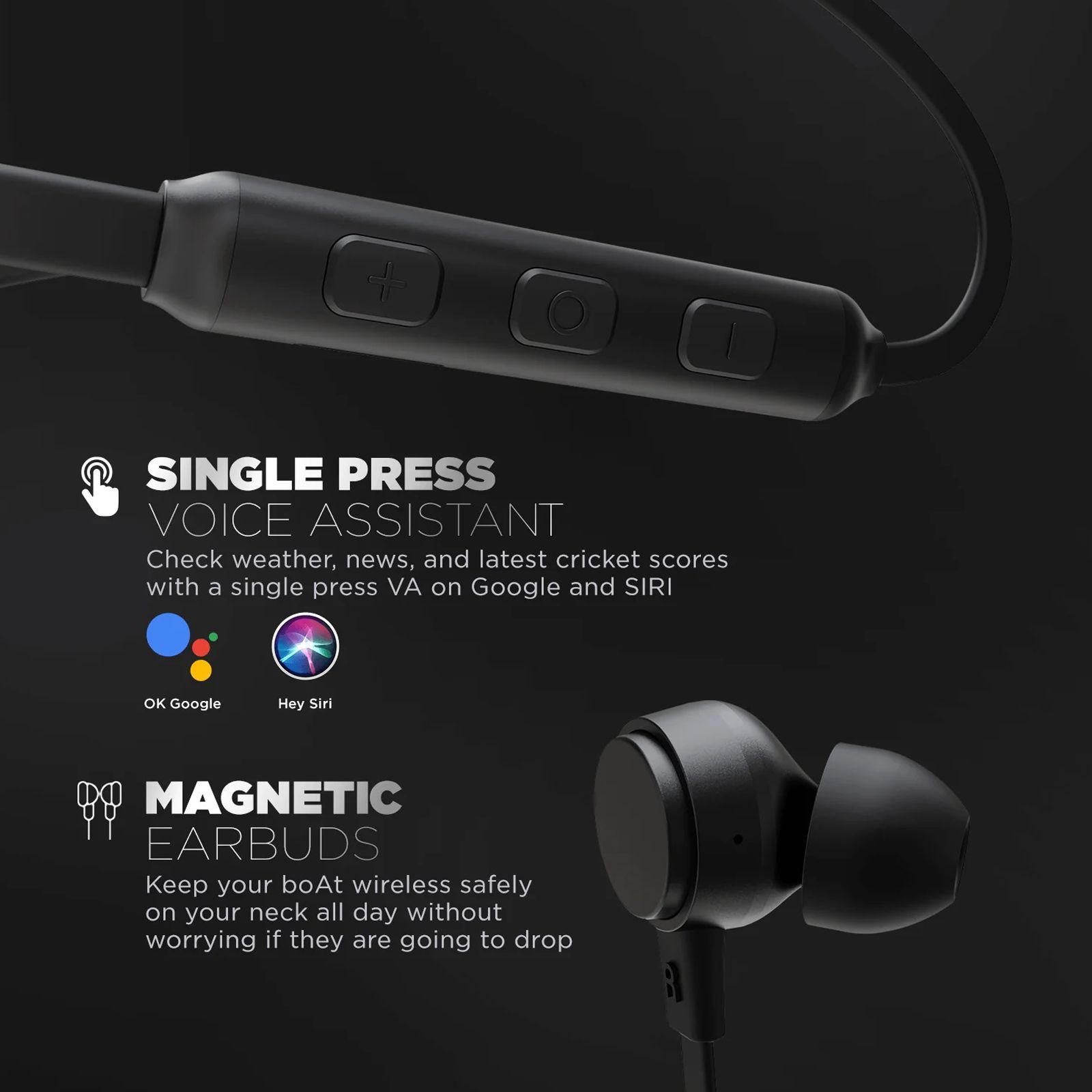 boAt Rockerz 103 Pro Neckband with Environmental Noise Cancellation (IPX4 Water Resistant, ASAP Charge, Fusion Black)_6