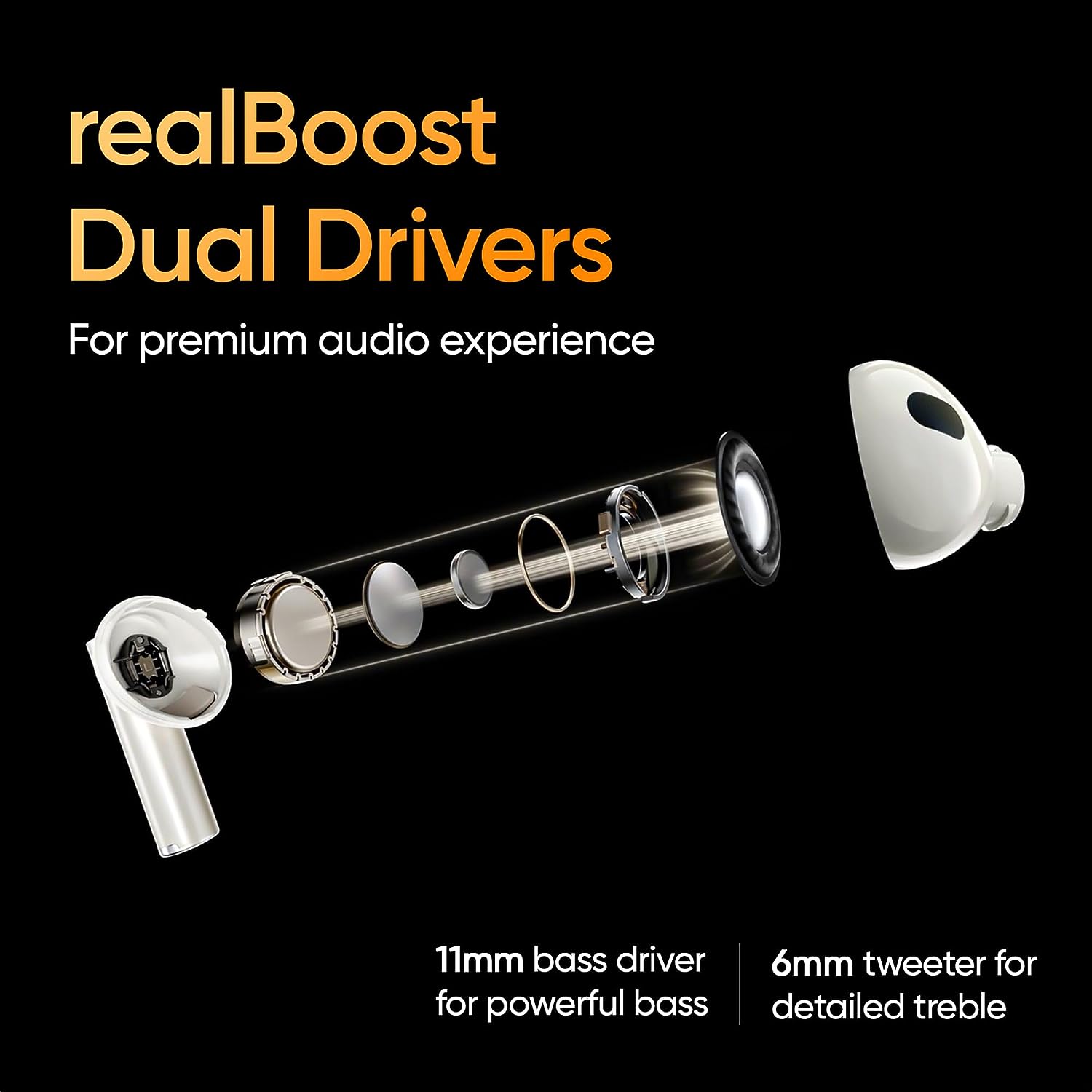 realme Buds Air 5 Pro RMA2120 TWS with Active Noise Cancellation (IPX5 Water Resistance, LDAC HD Audio Codec, Astral Black) realme Buds Air 5 Pro RMA2120 TWS with Active Noise Cancellation (IPX5 Water Resistance, LDAC HD Audio Codec, Astral Black)_10