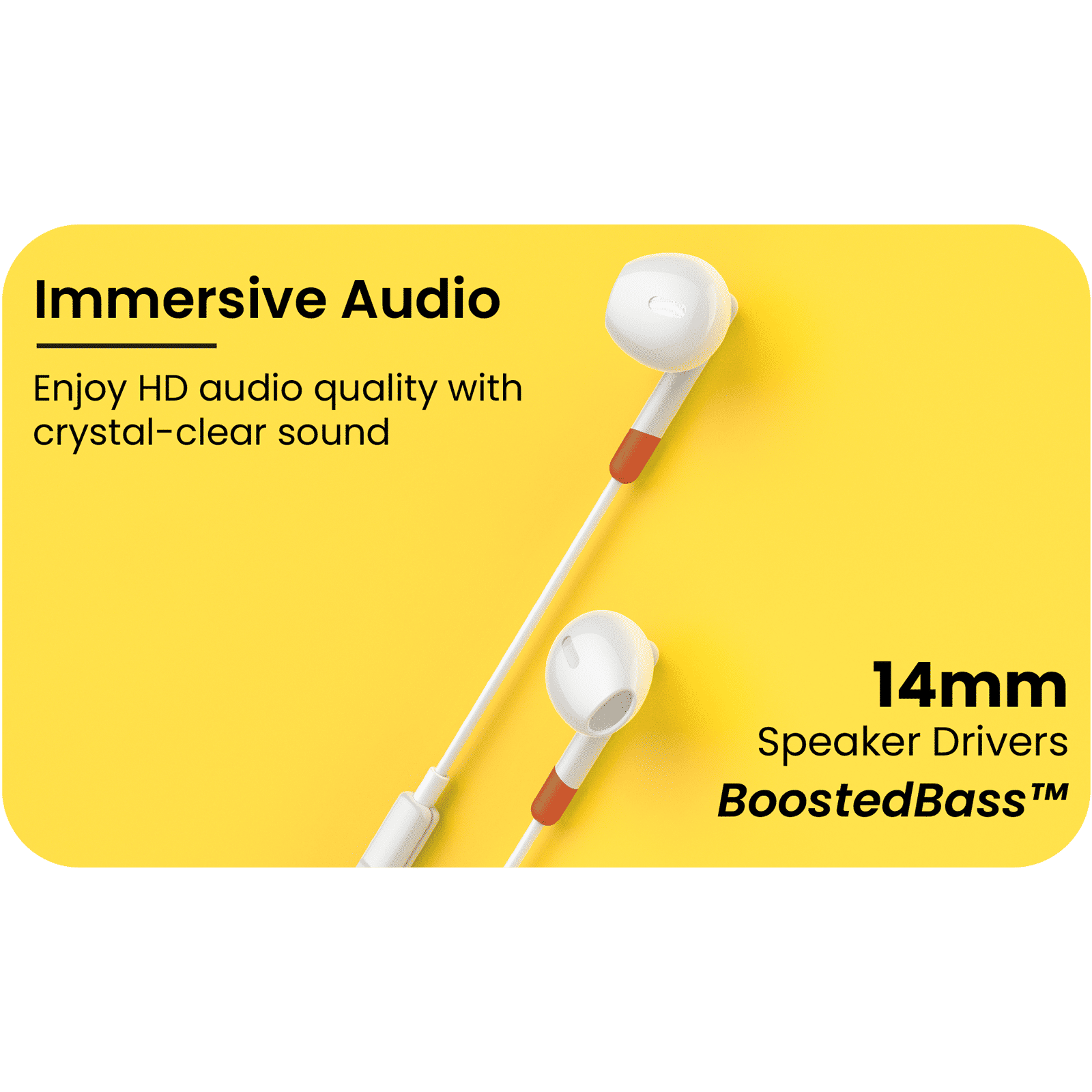 ambrane Beats T02 Wired Earphone with Mic (In Ear, White)_4