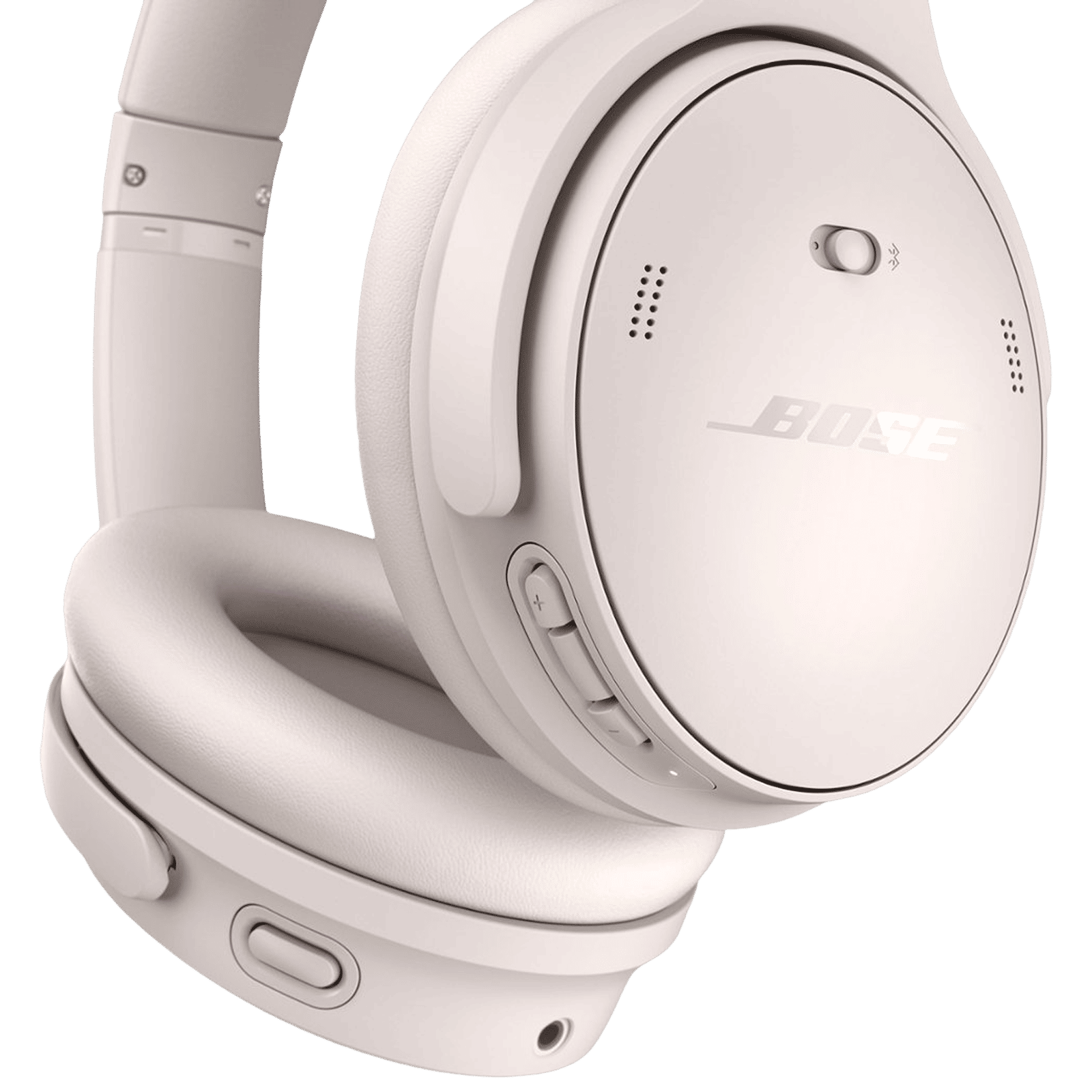 BOSE QuietComfort Bluetooth Headphone with Mic (Upto 24 Hours Playback, Over Ear, White Smoke)_4
