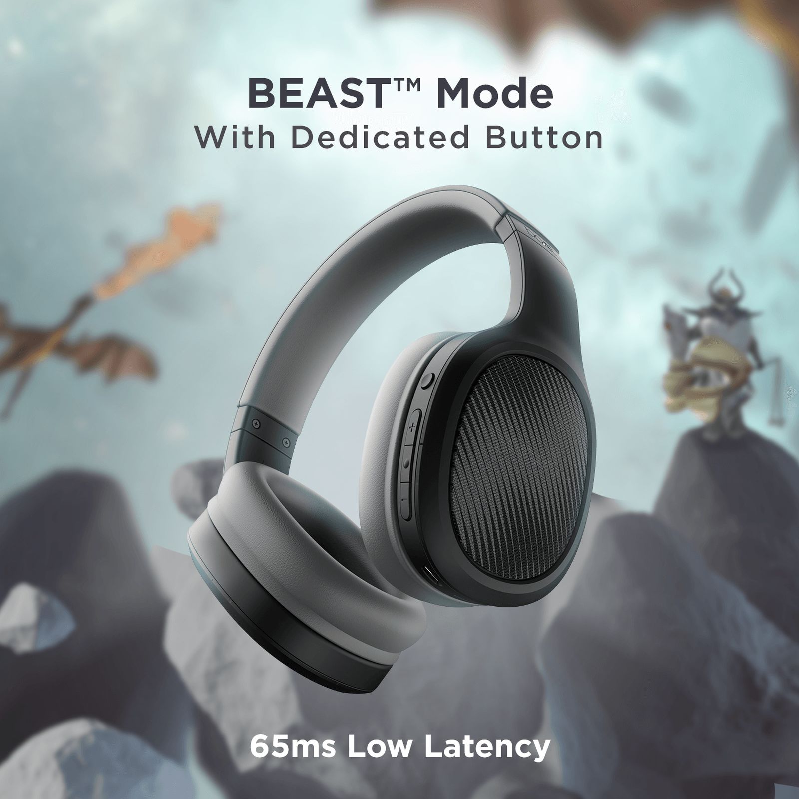 boAt Rockerz 460 Bluetooth Headphone with Mic (Dual Pairing, Over Ear, Active Black) boAt Rockerz 460 Bluetooth Headphone with Mic (Dual Pairing, Over Ear, Active Black)_7