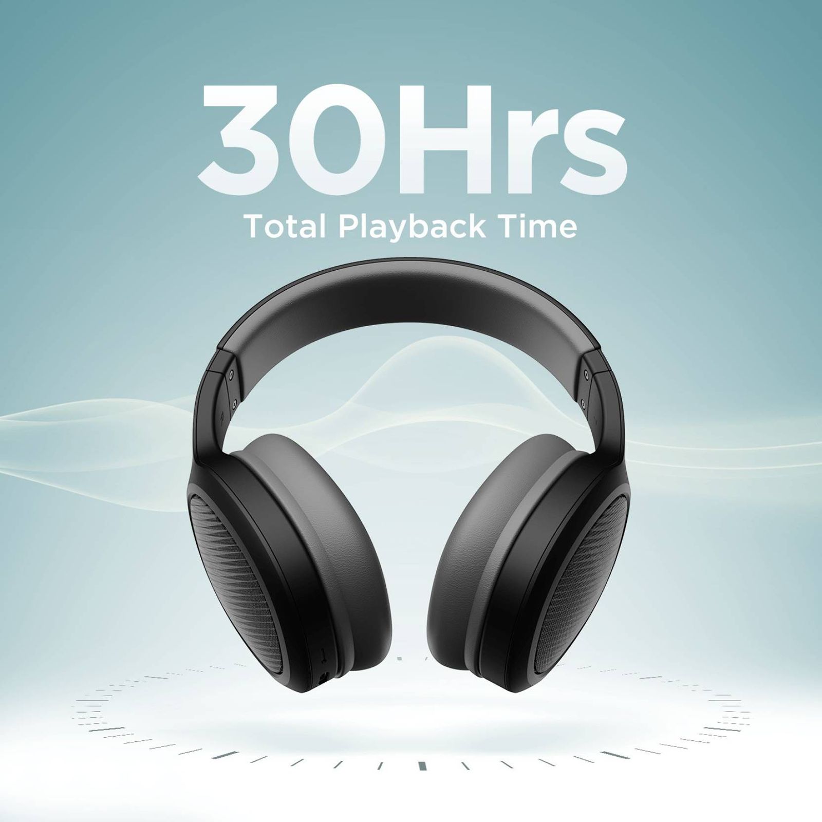 boAt Rockerz 460 Bluetooth Headphone with Mic (Dual Pairing, Over Ear, Active Black) boAt Rockerz 460 Bluetooth Headphone with Mic (Dual Pairing, Over Ear, Active Black)_4