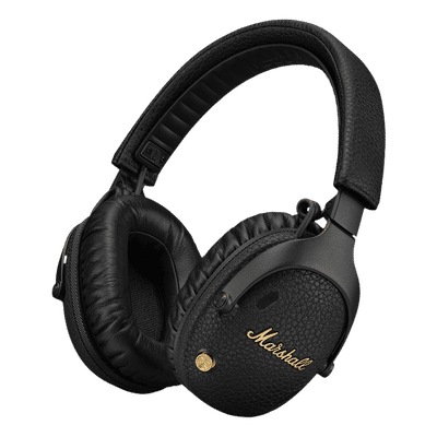 Marshall Monitor 3 Bluetooth Headphone with Mic (Active Noise Cancellation, Over Ear, Black)