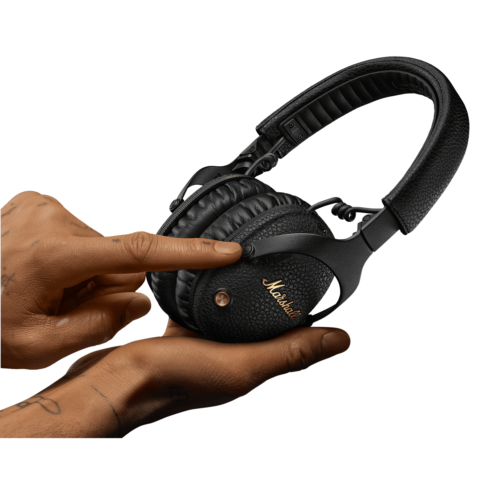 Marshall Monitor 3 Bluetooth Headphone with Mic (Active Noise Cancellation, Over Ear, Black)_11