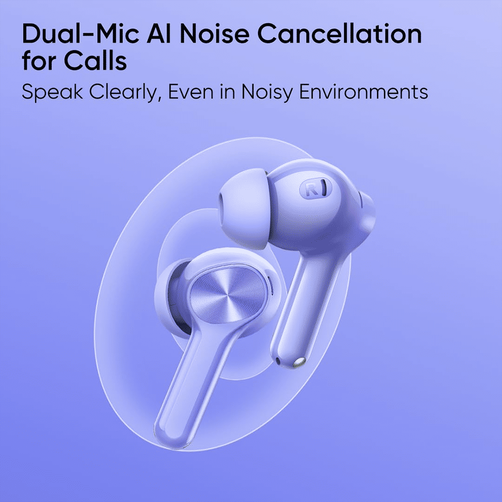 realme Buds T200 Lite TWS Earbuds with Environmental Noise Cancellation (IPX4 Water Resistant, Dual Device Connection, Aurora Purple) realme Buds T200 Lite TWS Earbuds with Environmental Noise Cancellation (IPX4 Water Resistant, Dual Device Connection, Aurora Purple)_9