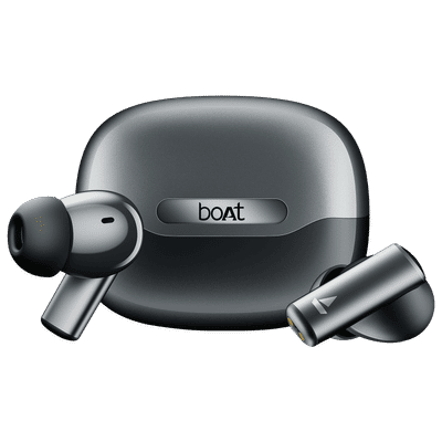 boAt Airdopes Prime 701 ANC TWS Earbuds with Hybrid Active Noise Cancellation (IPX5 Water Resistant, ASAP Charge, Obsidian Grey)