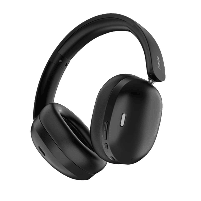 Noise Airwave Max XR AUDHDPHNAIRWAVEMAX Bluetooth Headphone with Mic (Active Noise Cancellation, Over Ear, Carbon Black)