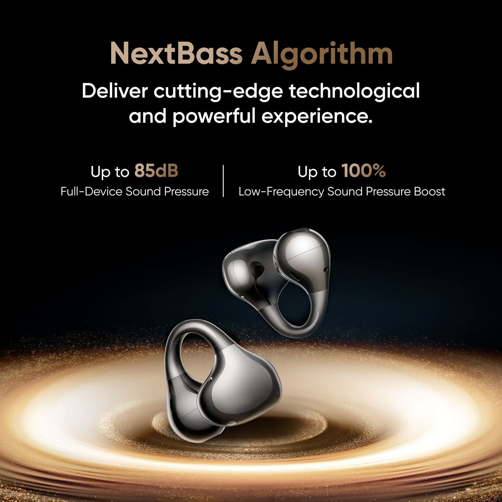 Realme Buds Clip RMA2418 TWS Earbuds with AI Environmental Noise Cancellation (IP55 Dust and Water Resistance, Smart Tap Control, Titanium Black)_8