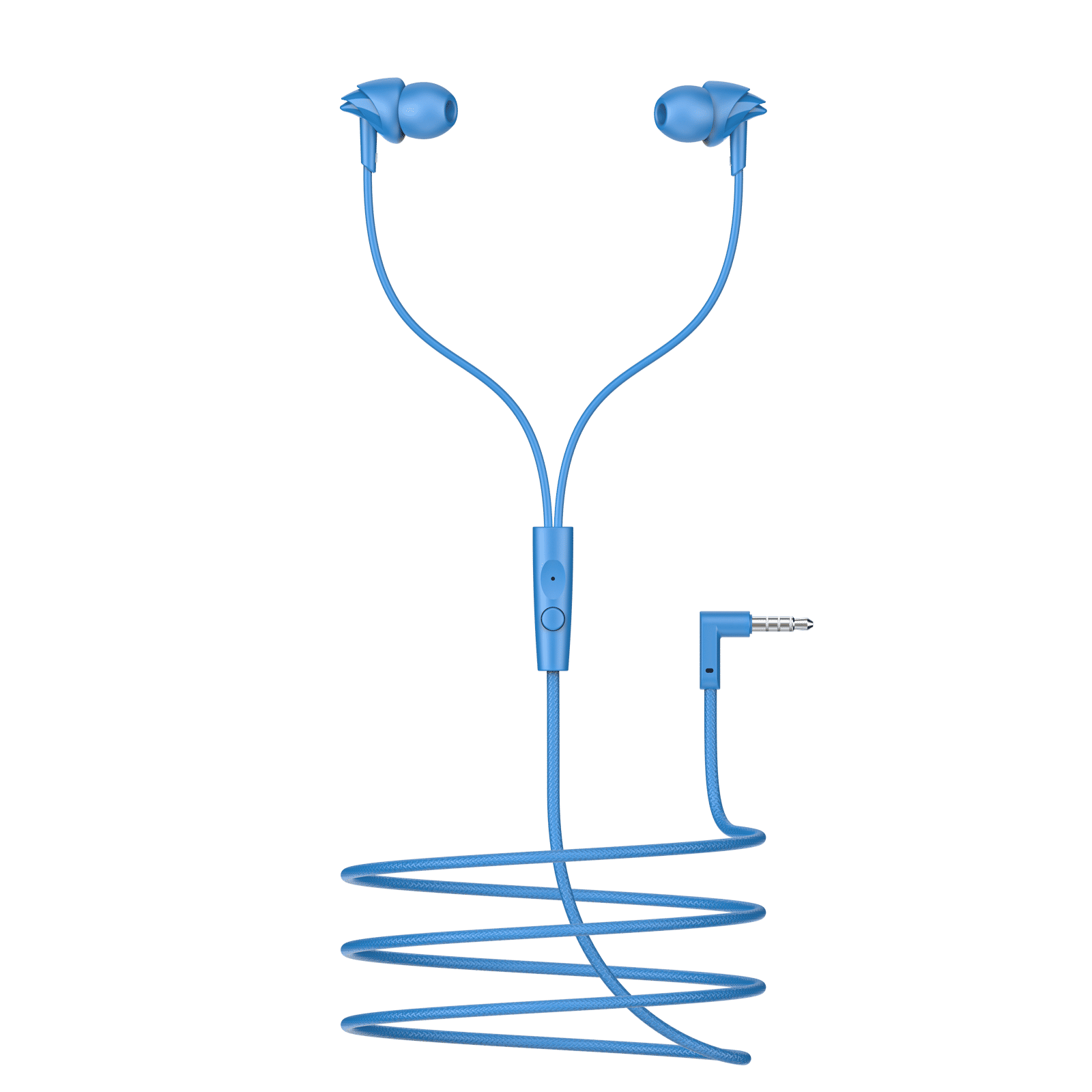 boAt BassHeads 212L Wired Earphone with Mic (3.5mm L-Shaped Connector, In Ear, Active Blue) boAt BassHeads 212L Wired Earphone with Mic (3.5mm L-Shaped Connector, In Ear, Active Blue)_1