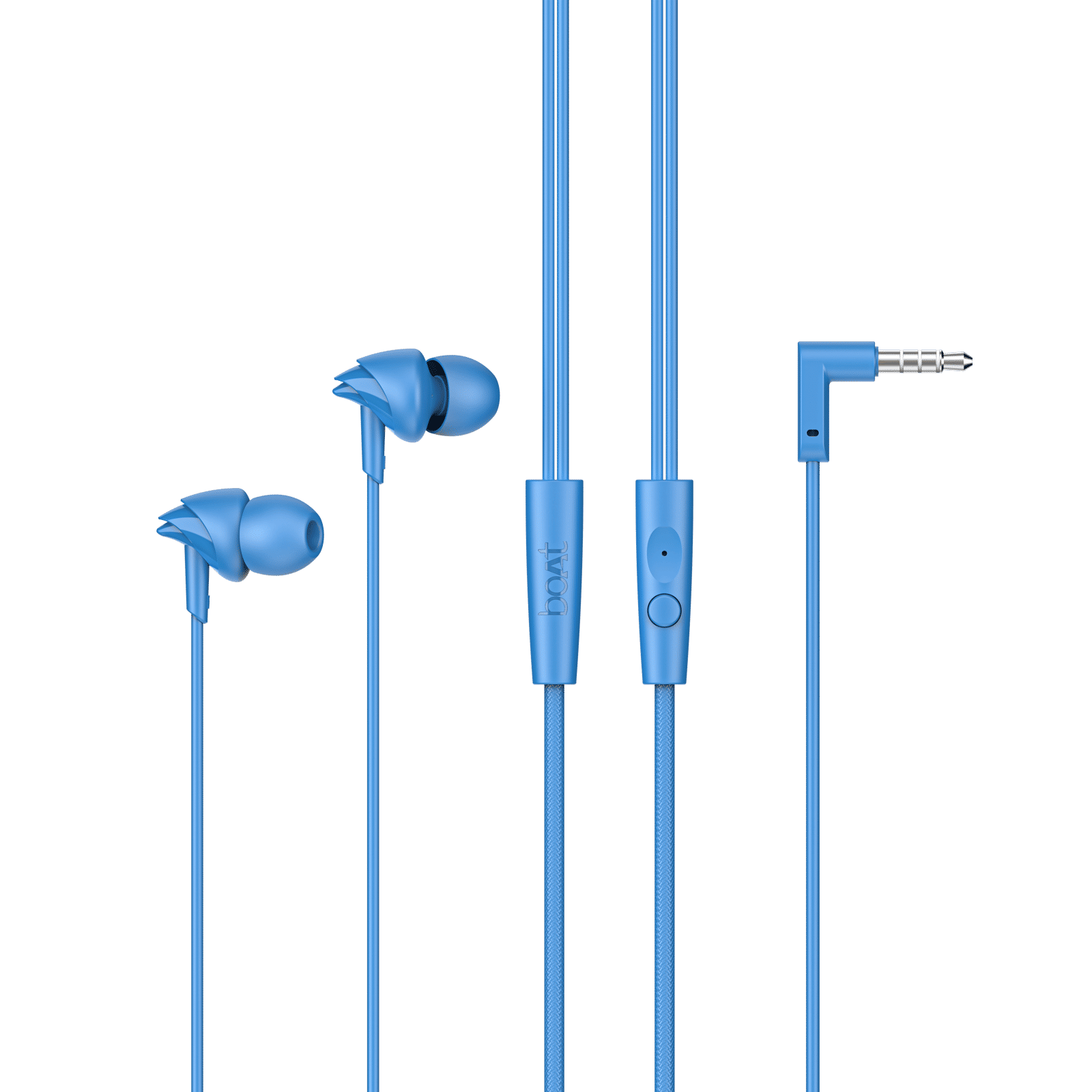 boAt BassHeads 212L Wired Earphone with Mic (3.5mm L-Shaped Connector, In Ear, Active Blue) boAt BassHeads 212L Wired Earphone with Mic (3.5mm L-Shaped Connector, In Ear, Active Blue)_6