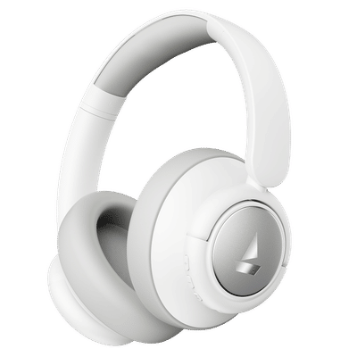 boAt Rockerz Plus 450 PA0056 Bluetooth Headphone with Mic (Hybrid Active Noise Cancellation, Over Ear, White Sabre)