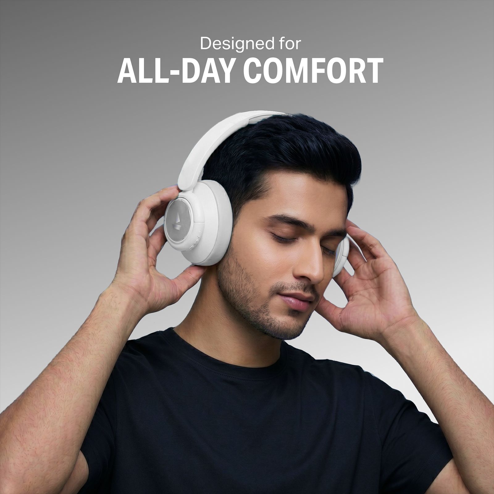 boAt Rockerz Plus 450 PA0056 Bluetooth Headphone with Mic (Hybrid Active Noise Cancellation, Over Ear, White Sabre)_10