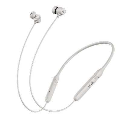 boAt Rockerz Zen PP0057 Neckband with Active Noise Cancellation (IPX5 Splash & Sweat Resistance, 40 Hours Total Playtime, Ivory White)
