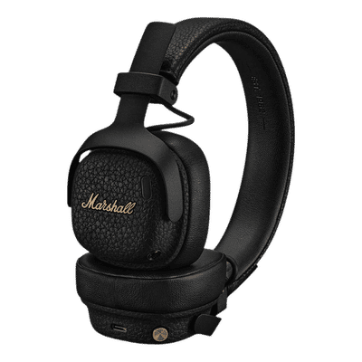 Marshall Milton MS-MILTON ANC Bluetooth Headphone with Mic(Surround Sound, On Ear, Black)