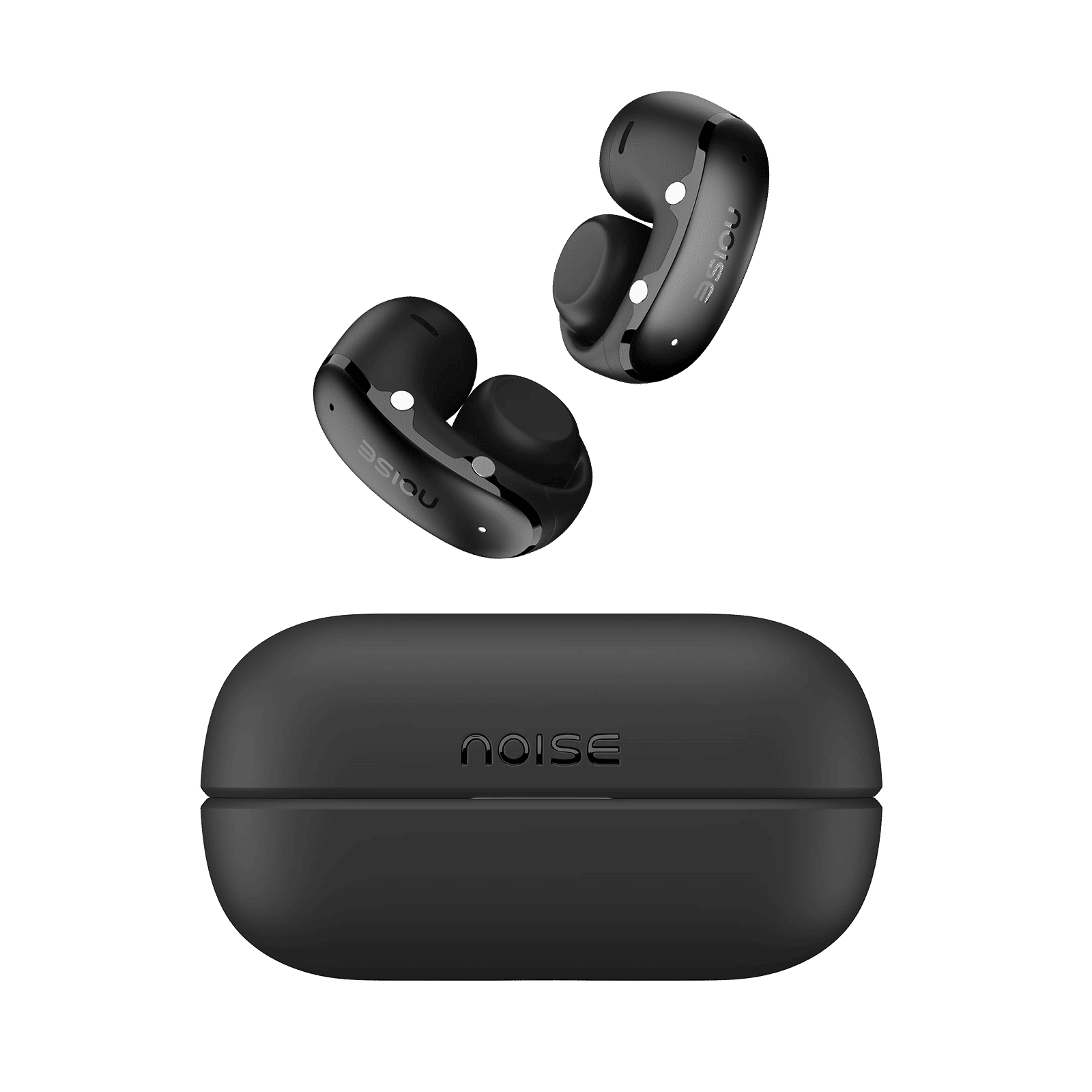 Noise ALT Clip Buds 002 TWS Earbuds with Environmental Noise Cancellation (IPX4 Water & Sweat Resistant, Dual Device Pairing, Black)_1