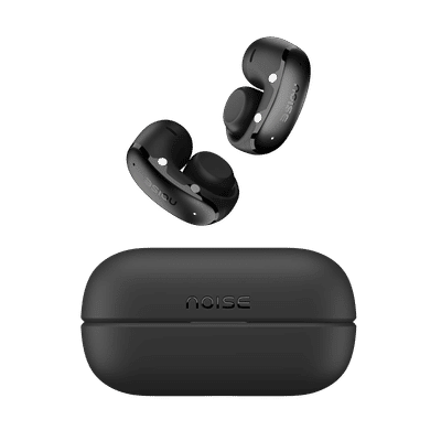 Noise ALT Clip Buds 002 TWS Earbuds with Environmental Noise Cancellation (IPX4 Water & Sweat Resistant, Dual Device Pairing, Black)