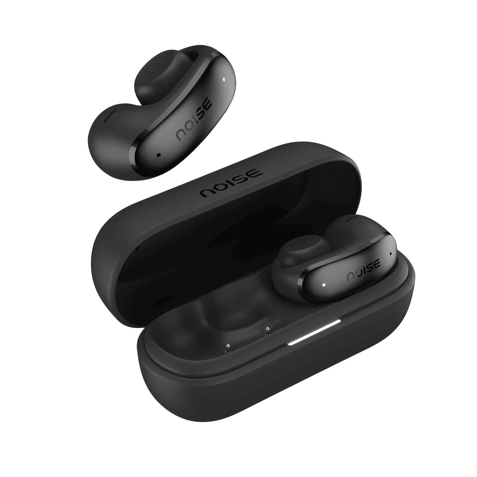 Noise ALT Clip Buds 002 TWS Earbuds with Environmental Noise Cancellation (IPX4 Water & Sweat Resistant, Dual Device Pairing, Black)_6