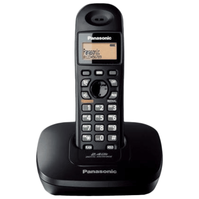 Panasonic Cordless Landline Phone (3611BX/SX, Black) Panasonic Cordless Landline Phone (3611BX/SX, Black)_1