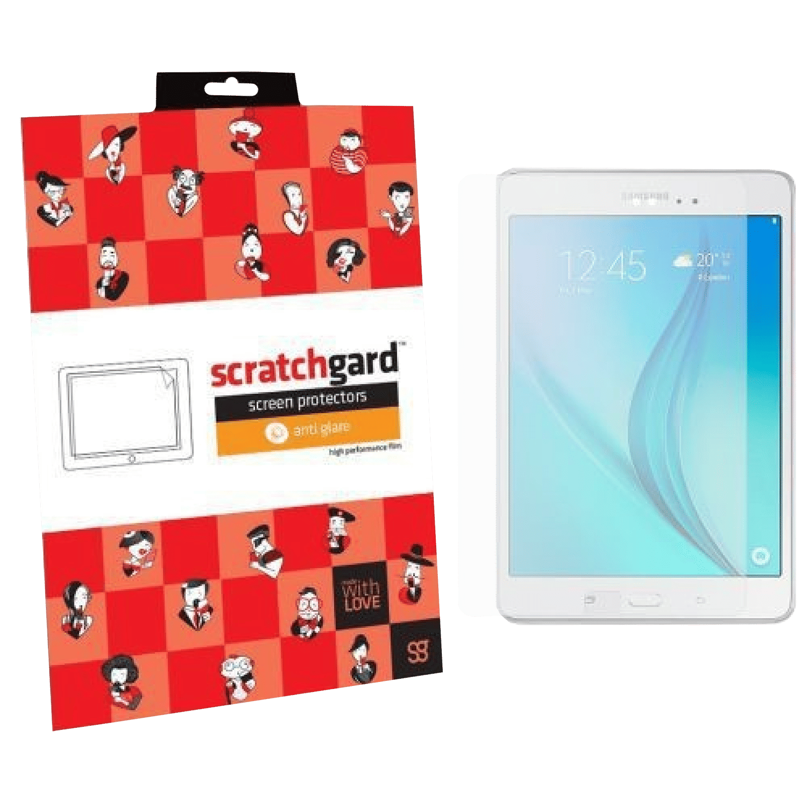 scratchgard Screen Protector for Samsung Tab A8 T355Y Tablet (Fingerprint Resistant) scratchgard Screen Protector for Samsung Tab A8 T355Y Tablet (Fingerprint Resistant)_1