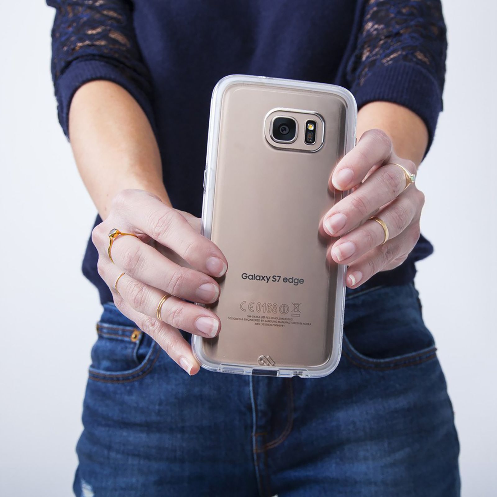 Case-Mate CM033988 TPU Back Cover for Samsung Galaxy S7 Edge (Anti Scratch technology, Transparent)_6