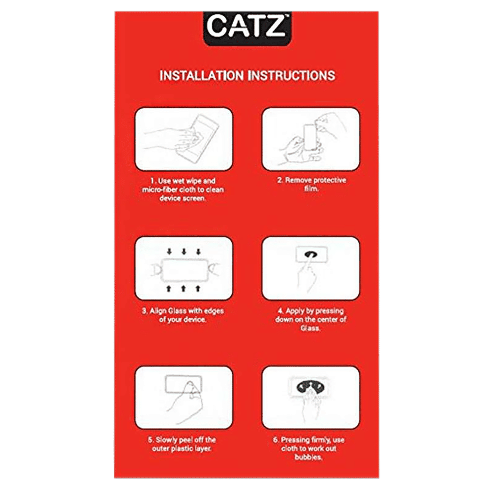 Brilyant Catz Tempered Glass Screen Protector for Apple iPhone 6 and 6S (Ultra Transparent Visibility)_5