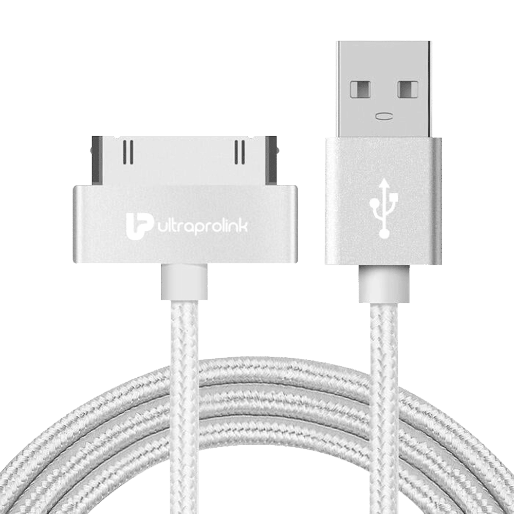 ultraprolink iDock Type A to 30 pin 4.95 Feet (1.5 M) Cable (Tangle-free Design, Silver) ultraprolink iDock Type A to 30 pin 4.95 Feet (1.5 M) Cable (Tangle-free Design, Silver)_4