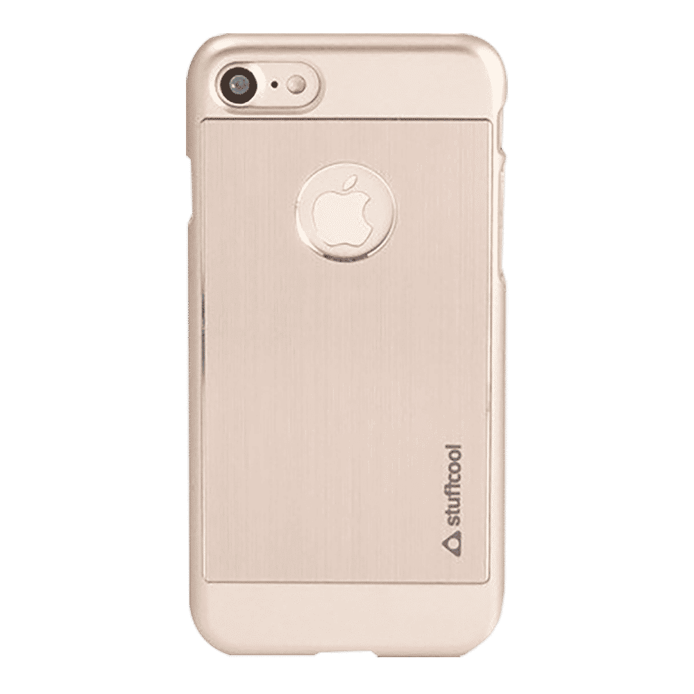 stuffcool Deco Hard Aluminium Back Cover for Apple iPhone 7 (Lightweight & Durable Protection, Gold)_6