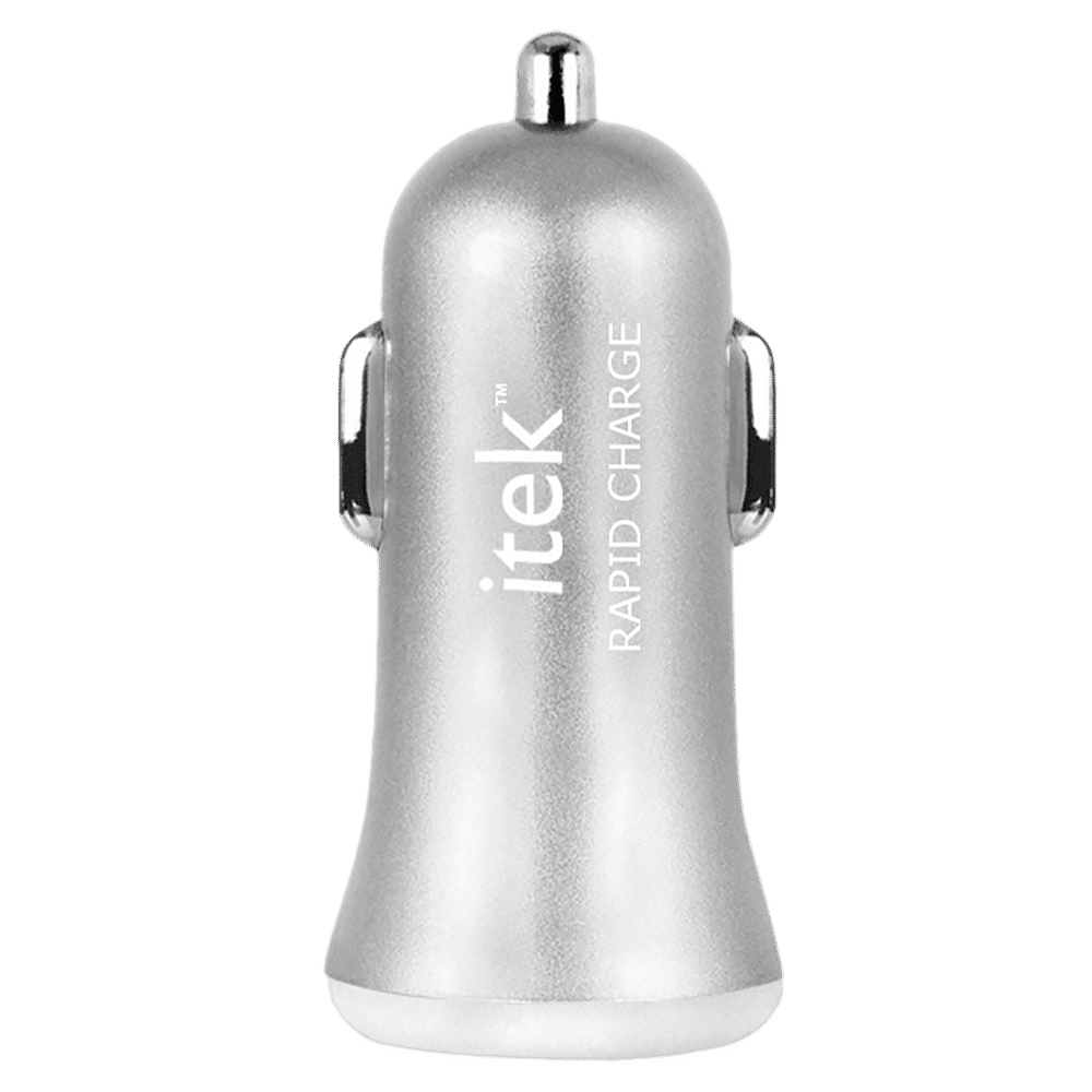 itek CCH003_SL Single USB Port Car Charging Adapter (Rapid Charge Technology, Silver) itek CCH003_SL Single USB Port Car Charging Adapter (Rapid Charge Technology, Silver)_4