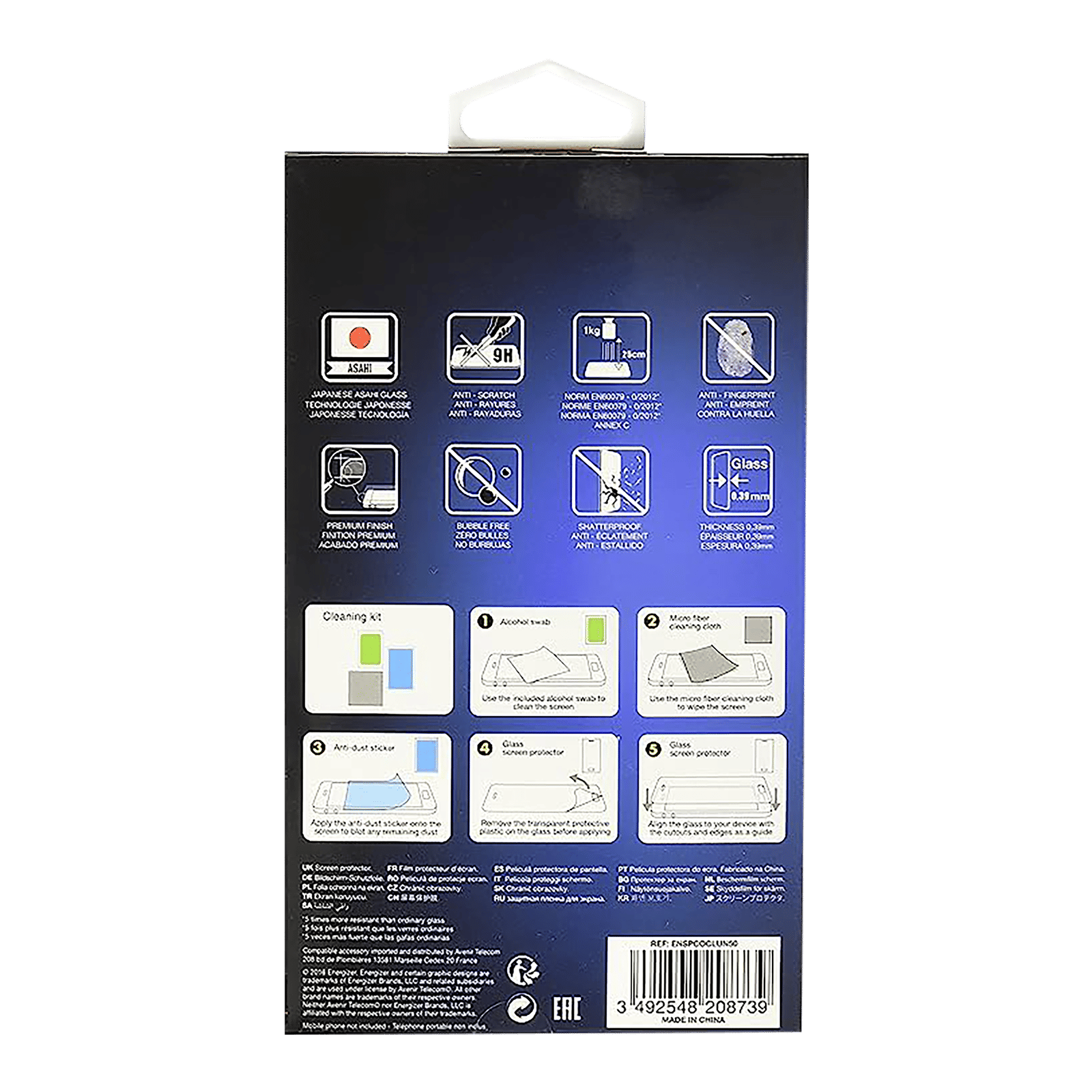 Energizer Universal Tempered Glass (9H Hardness) Energizer Universal Tempered Glass (9H Hardness)_2