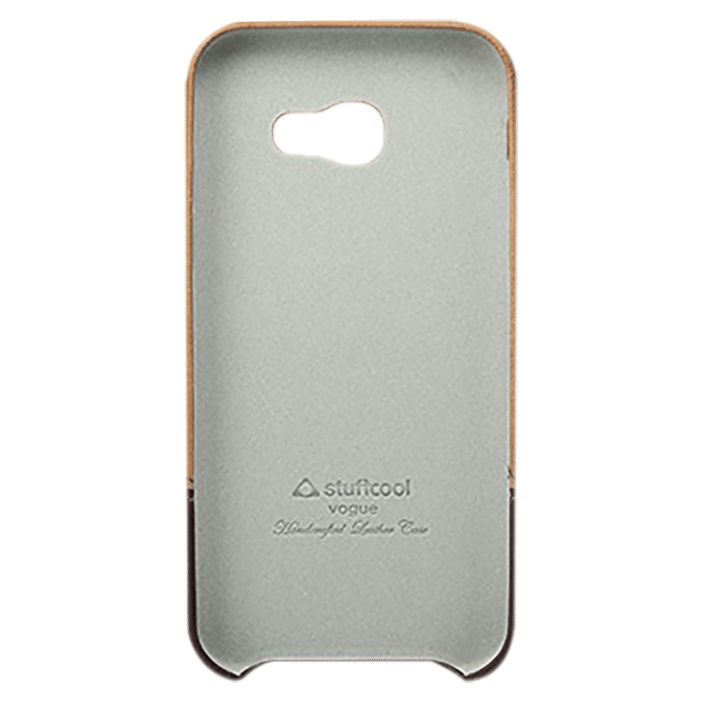 stuffcool Vogue Hard Faux Leather Back Cover for SAMSUNG Galaxy A5 (Soft Inner Lining, Dark Brown & Light Brown) stuffcool Vogue Hard Faux Leather Back Cover for SAMSUNG Galaxy A5 (Soft Inner Lining, Dark Brown & Light Brown)_4