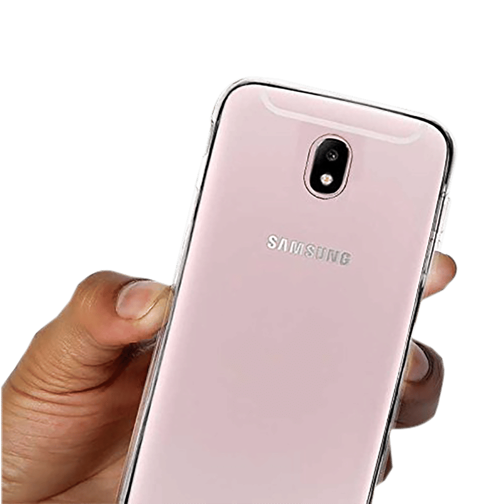 stuffcool Pure Soft Silicone Rubber Back Cover for Samsung Galaxy J7 Pro (Camera Protection, Transparent)_7