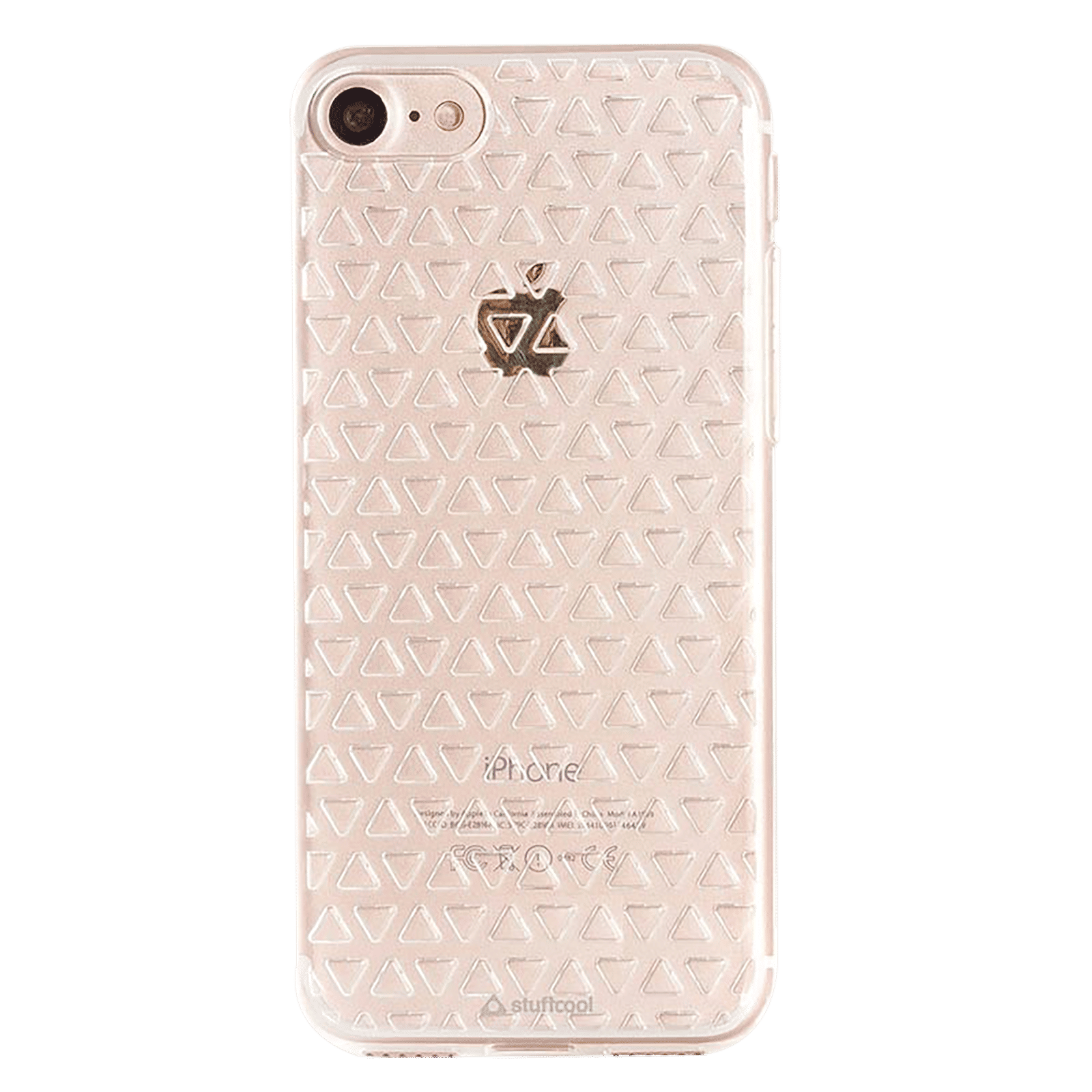 stuffcool Angle Soft TPU Back Cover for Apple iPhone 7, 8 (Unique 3D Design, Transparent) stuffcool Angle Soft TPU Back Cover for Apple iPhone 7, 8 (Unique 3D Design, Transparent)_1