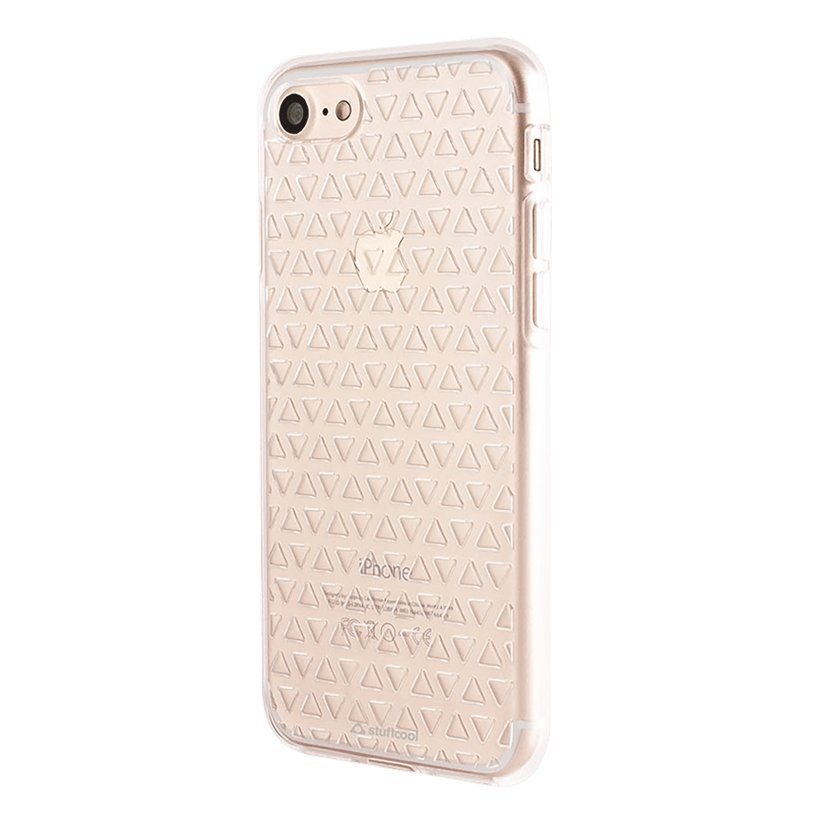 stuffcool Angle Soft TPU Back Cover for Apple iPhone 7, 8 (Unique 3D Design, Transparent) stuffcool Angle Soft TPU Back Cover for Apple iPhone 7, 8 (Unique 3D Design, Transparent)_4