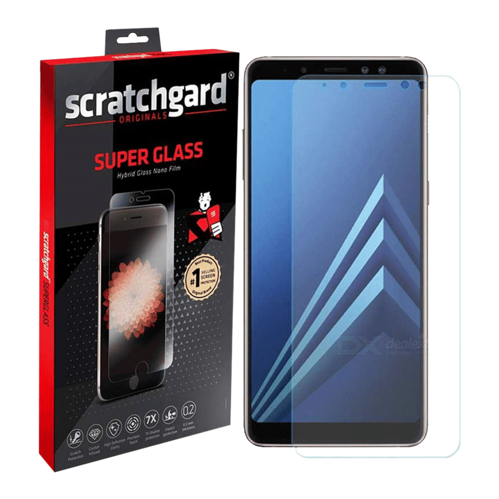 scratchgard TGS Tempered Glass for Samsung Galaxy A8 Plus (Full Touch Sensitivity)_1