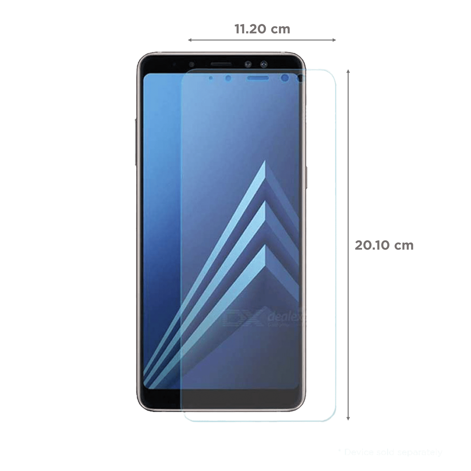 scratchgard TGS Tempered Glass for Samsung Galaxy A8 Plus (Full Touch Sensitivity)_2