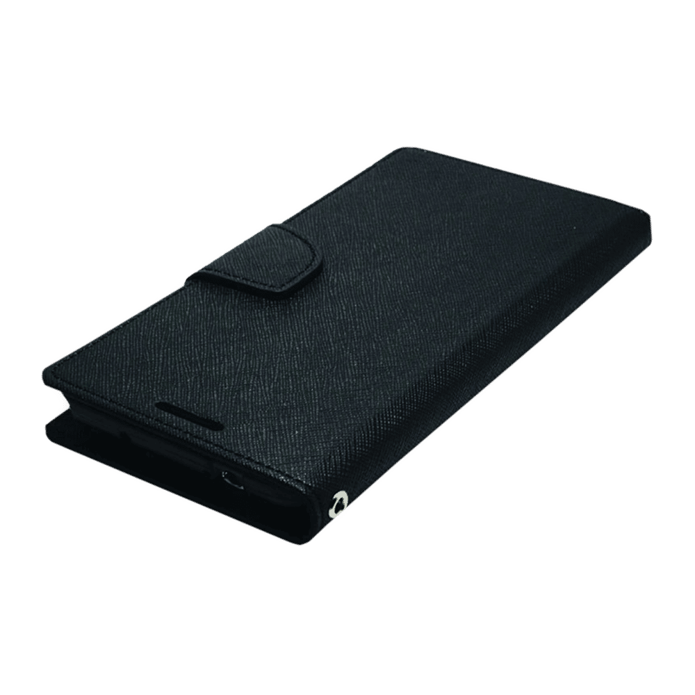 SAMSUNG Polycarbonate & Polyurethane Flip Cover for SAMSUNG Galaxy J6 (Anti Slip Grip, Black) SAMSUNG Polycarbonate & Polyurethane Flip Cover for SAMSUNG Galaxy J6 (Anti Slip Grip, Black)_6