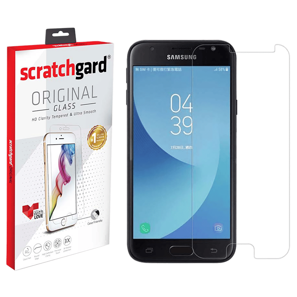 scratchgard TGS Tempered Glass for Samsung Galaxy J4 Plus (Full Touch Sensitivity)_1