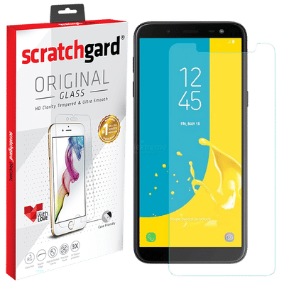 scratchgard TGS Tempered Glass for Samsung Galaxy J6 Plus (Full Touch Sensitivity)