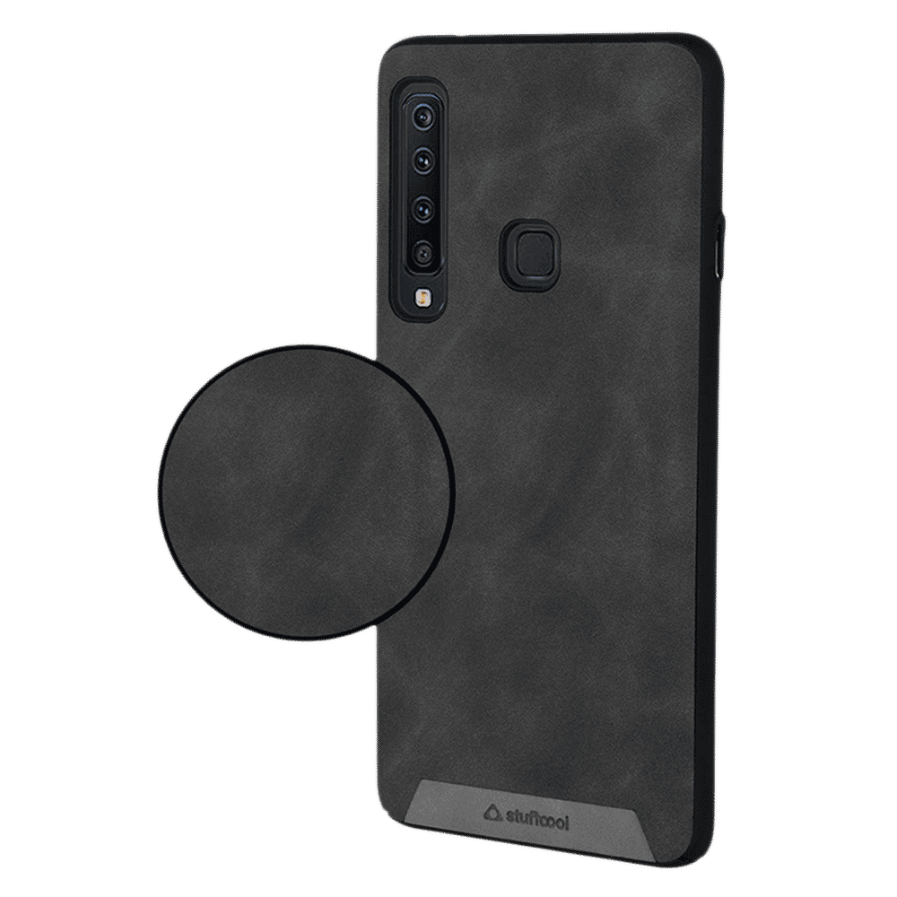 stuffcool Rego PU Leather Back Cover for Samsung Galaxy A9 2018 (Camera Protection, Black) stuffcool Rego PU Leather Back Cover for Samsung Galaxy A9 2018 (Camera Protection, Black)_6