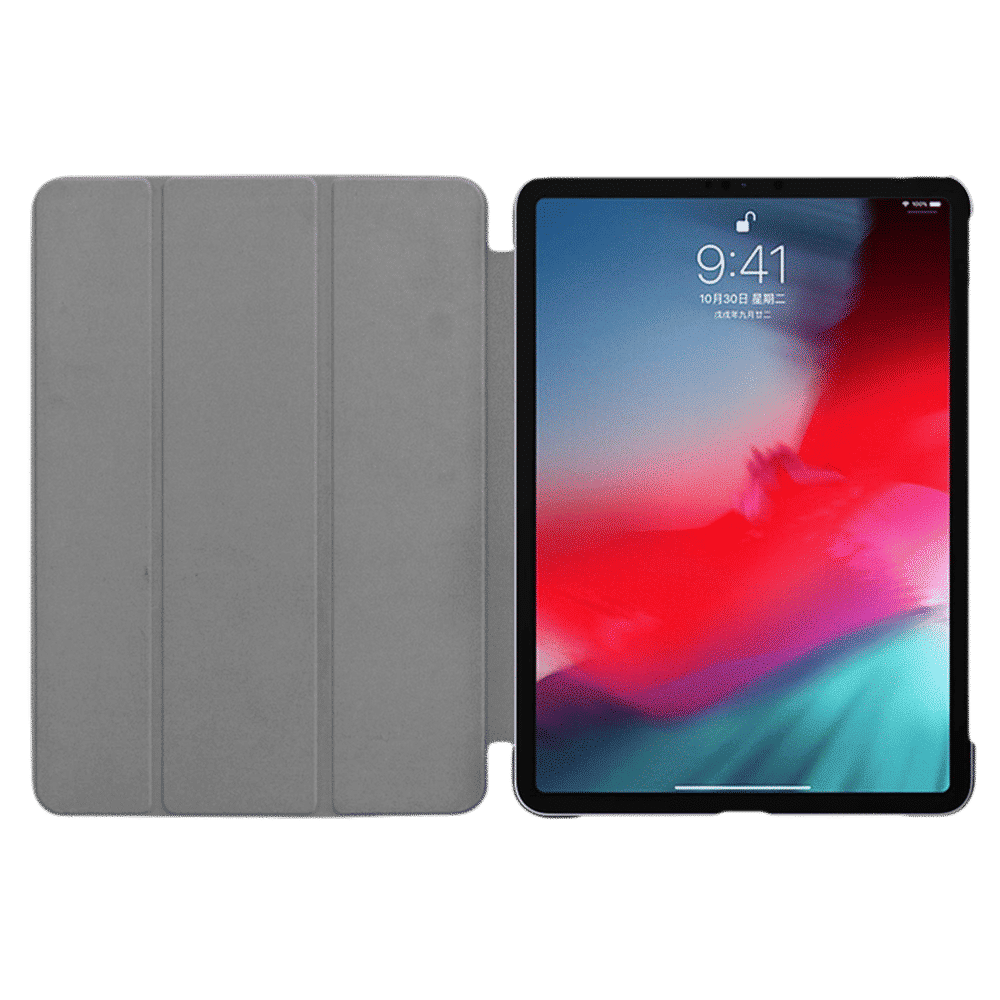 neopack Trifold Smart Delta Polyurethane Flip Cover for Apple iPad Pro 11 inch with Apple Pencil Holder (Auto Stand-by Mode, Black) neopack Trifold Smart Delta Polyurethane Flip Cover for Apple iPad Pro 11 inch with Apple Pencil Holder (Auto Stand-by Mode, Black)_4