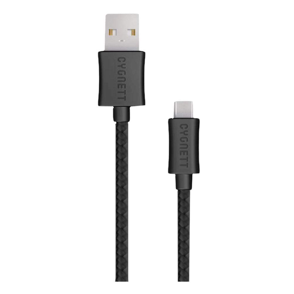CYGNETT Type A to Micro USB 3.2 Feet (1M) Cable (Durable & Flexible Cable, Black)_1