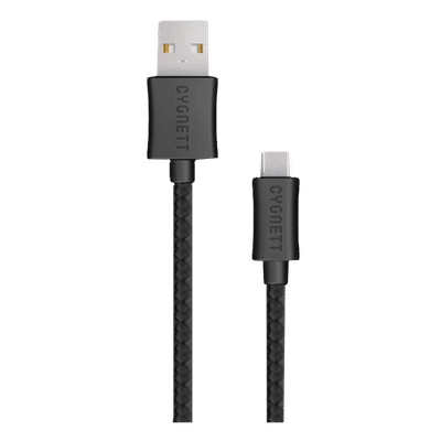 CYGNETT Type A to Micro USB 3.2 Feet (1M) Cable (Durable & Flexible Cable, Black)