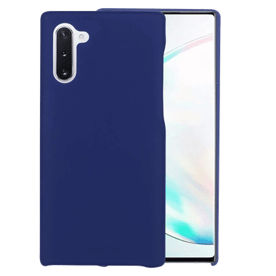 stuffcool Uni Faux Leather Back Cover for SAMSUNG Galaxy Note 10 (Scratch Resistant, Blue)