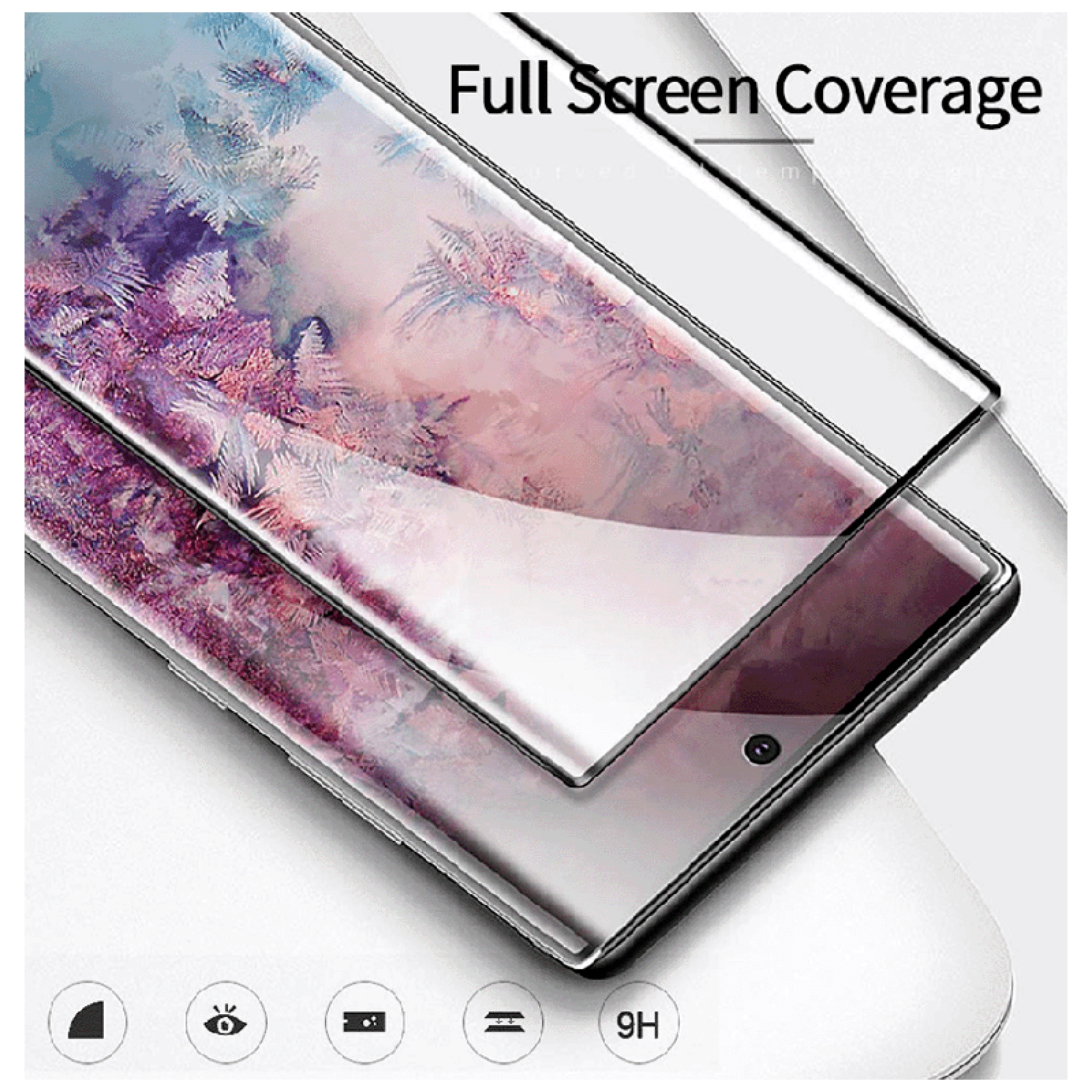 scratchgard 3D Tempered Glass Screen Protector for Samsung Galaxy Note 10 (Fingerprint Resistant) scratchgard 3D Tempered Glass Screen Protector for Samsung Galaxy Note 10 (Fingerprint Resistant)_7