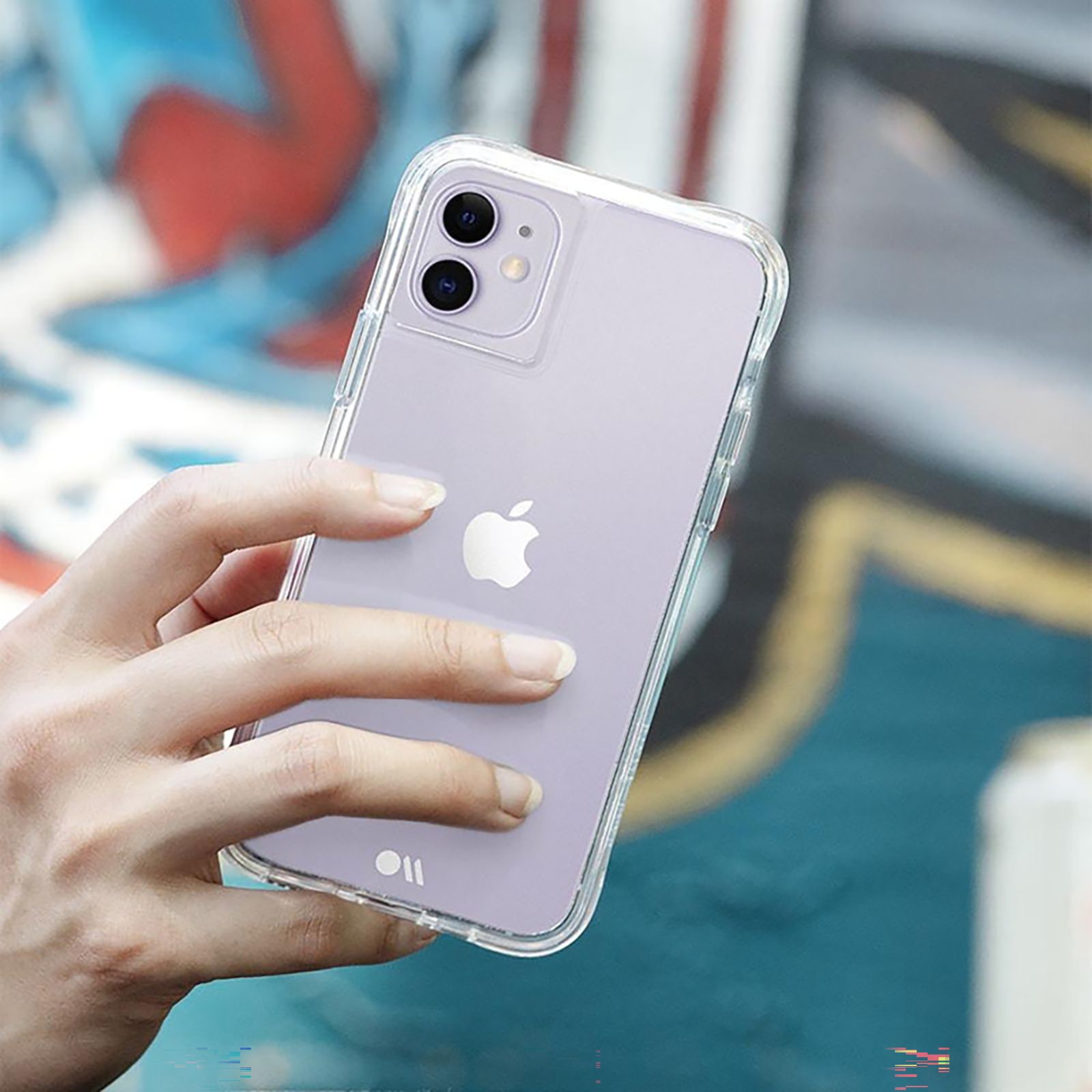 Case-Mate Barely Polycarbonate Back Cover for Apple iPhone 11 Pro Max (Anti Scratch, Transparent)_9
