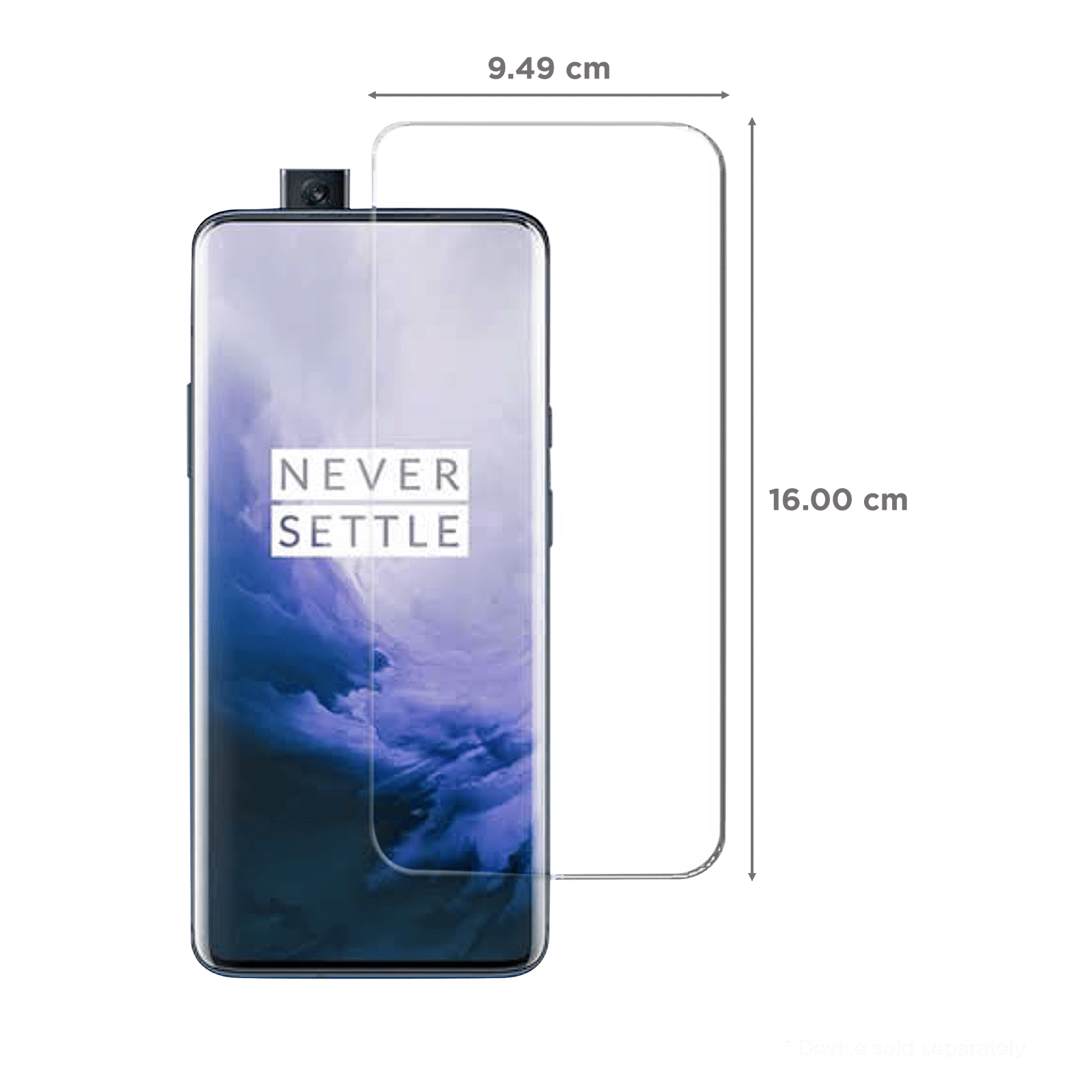 Brilyant Catz Tempered Glass Screen Protector for OnePlus 7T Pro (Ultra Transparent Visibility)_2